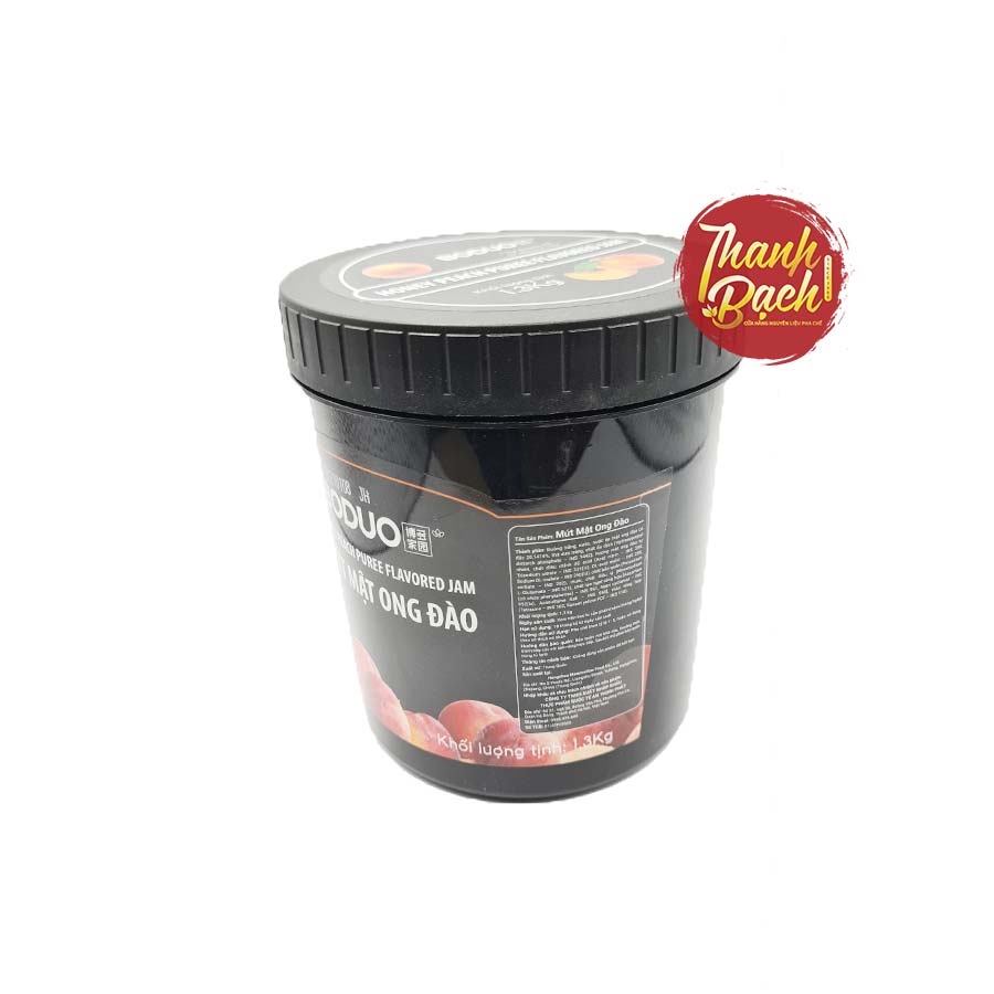 Mứt Boduo Đào Mật Ong Hủ 1,3kg Mứt Boduo Đào Mật Ong Hủ 1,3kg