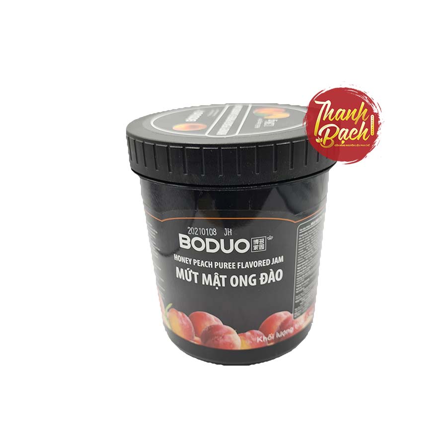Mứt Boduo Đào Mật Ong Hủ 1,3kg Mứt Boduo Đào Mật Ong Hủ 1,3kg