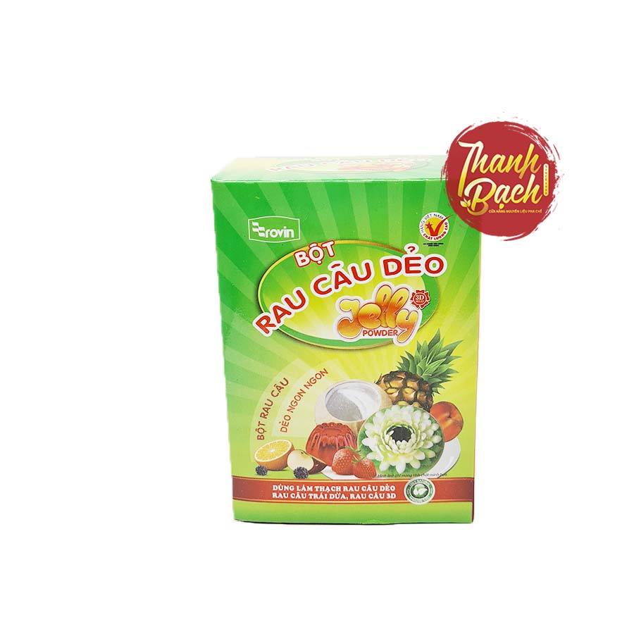 Bột Rau Câu Dẻo Jelly Rovin Hoàng Yến Hộp 120g Bột Rau Câu Dẻo Jelly Rovin Hoàng Yến Hộp 120g