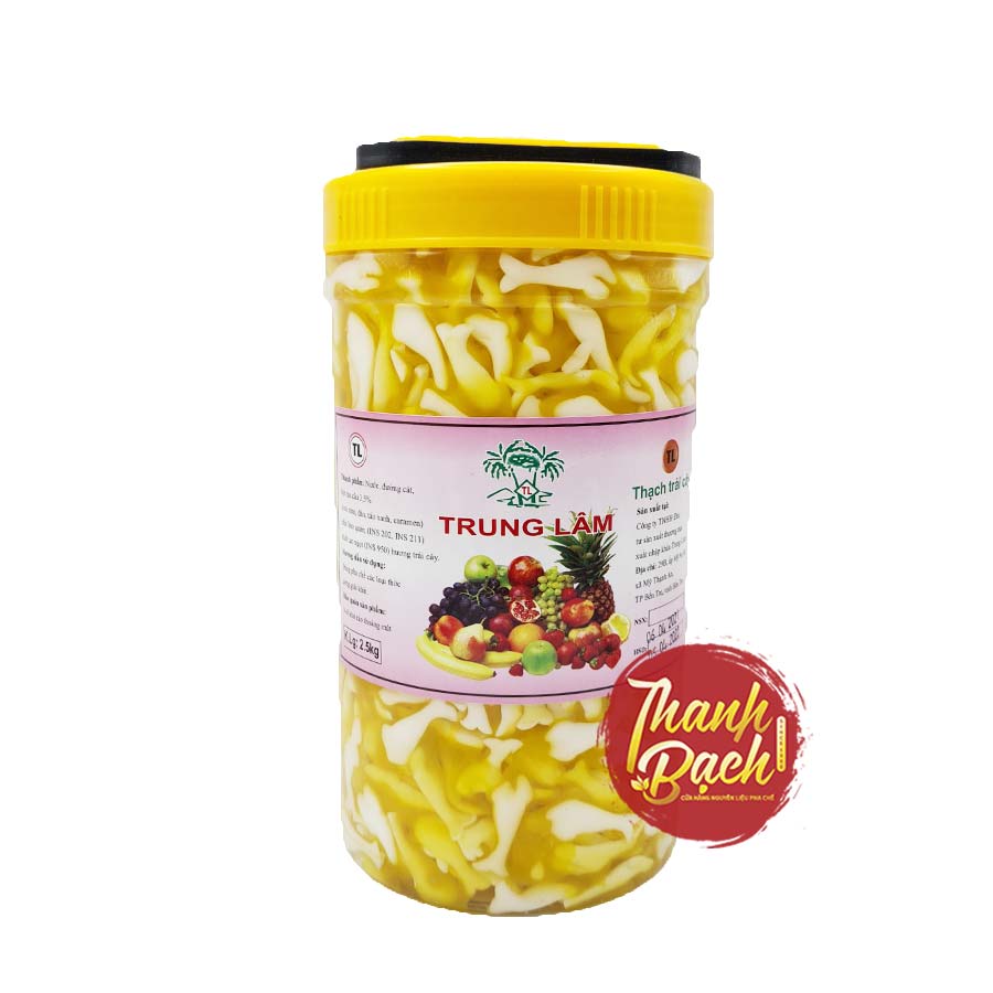 Thạch Cá 3D Hương Đào Trung Lâm Hủ 2.5kg Thạch Cá 3D Hương Đào Trung Lâm Hủ 2.5kg