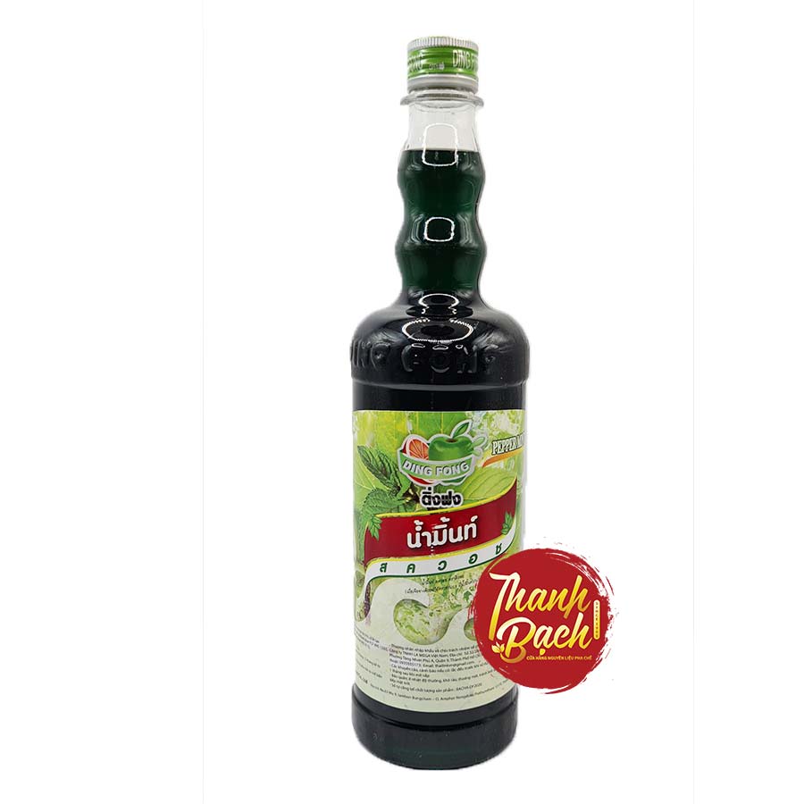 Syrup Dingfong Bạc Hà Chai 755ml Syrup Dingfong Bạc Hà Chai 755ml