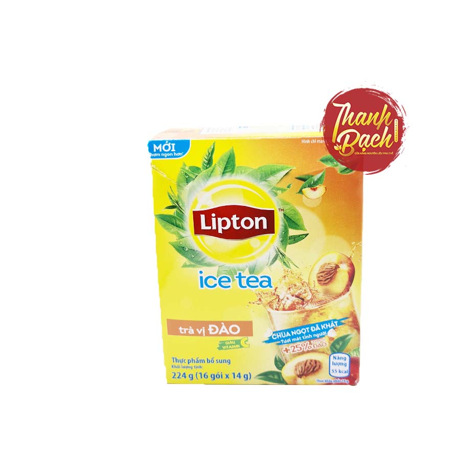 Trà Lipton Ice Tea Vị Đào Hộp 224g Trà Lipton Ice Tea Vị Đào Hộp 224g