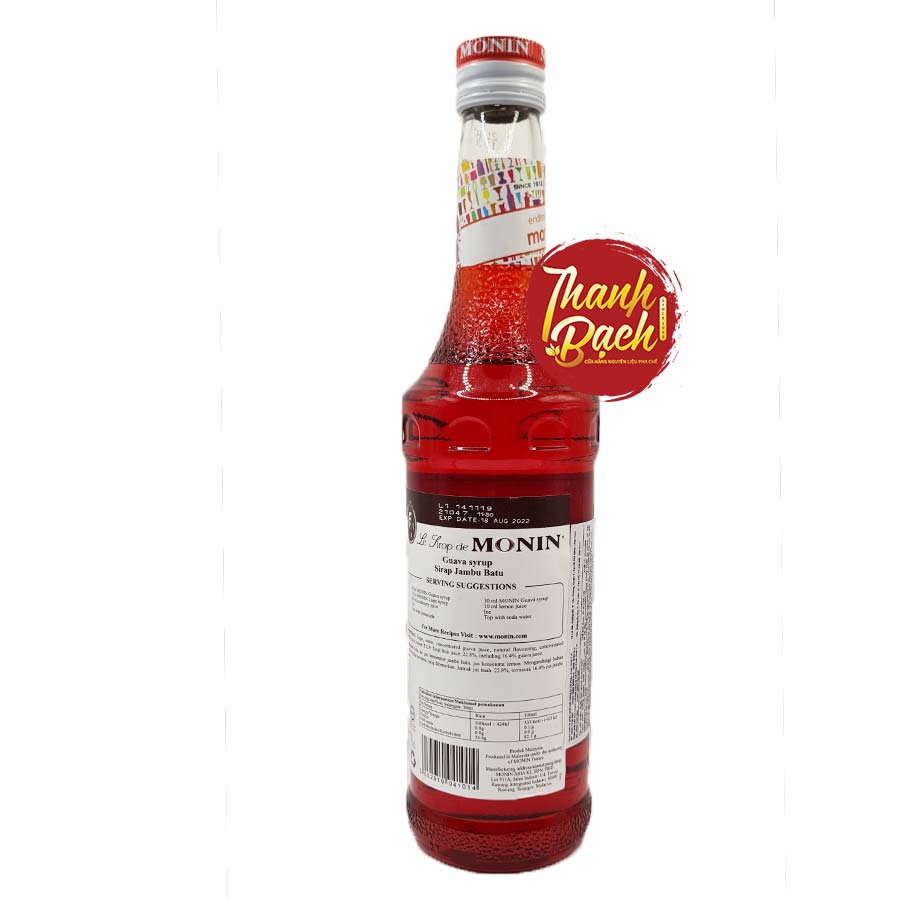 Syrup Monin Ổi Chai 700ml Syrup Monin Ổi Chai 700ml