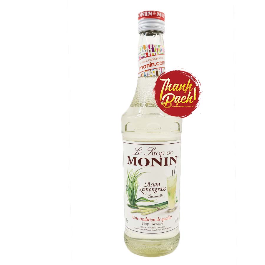 Syrup Monin Vị Sả Chai 700ml Syrup Monin Vị Sả Chai 700ml