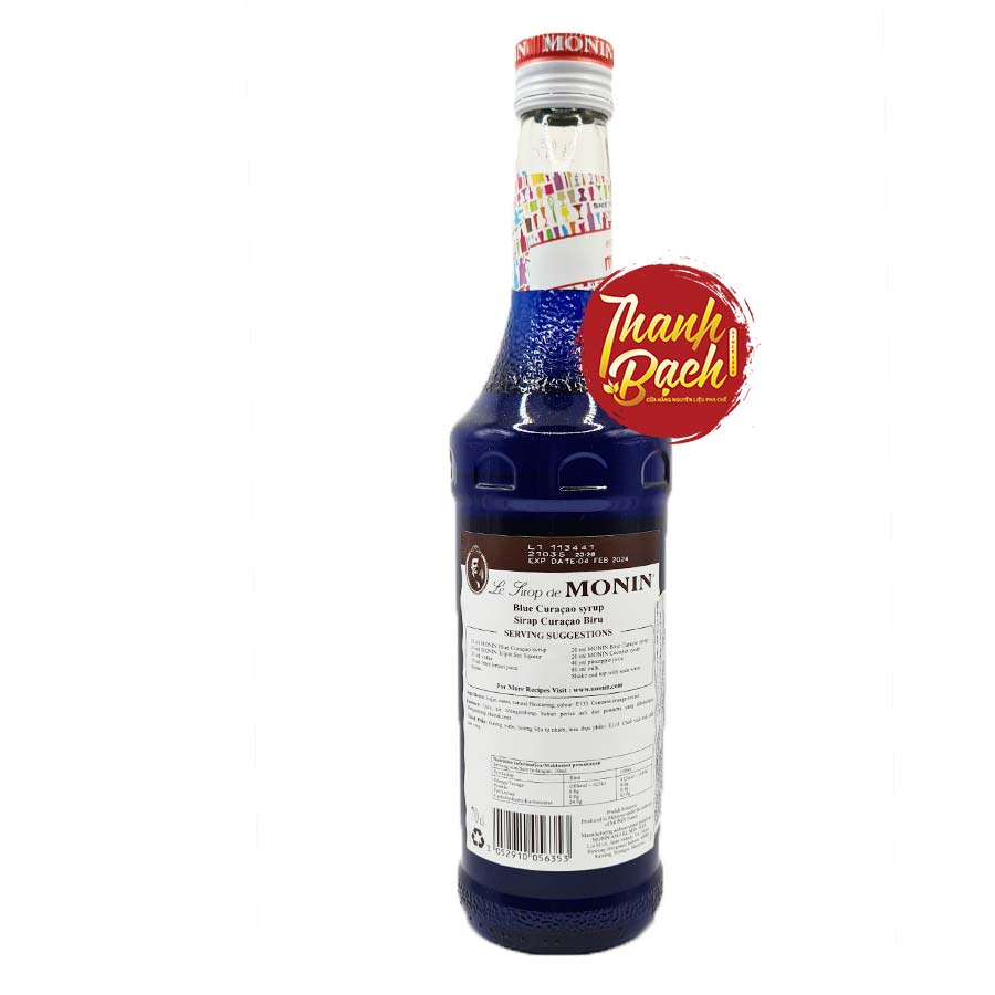 Syrup Monin Vỏ Cam Chai 700ml Syrup Monin Vỏ Cam Chai 700ml