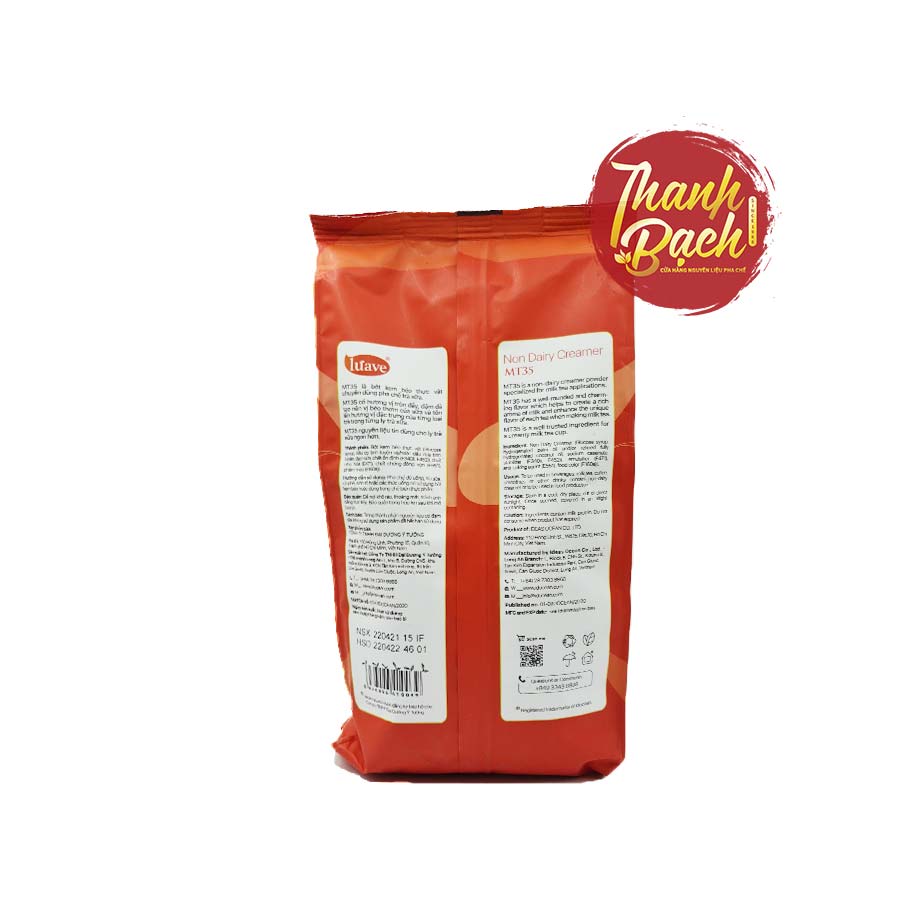 Bột Kem Béo Pha Trà Sữa Luave MT35 Túi 1kg Bột Kem Béo Pha Trà Sữa Luave MT35 Túi 1kg