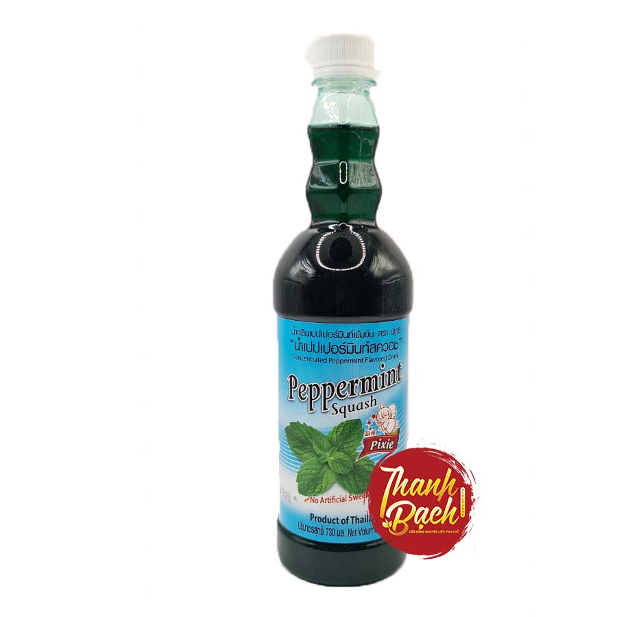 Syrup Thái Pixie Bạc Hà Chai 730ml Syrup Thái Pixie Bạc Hà Chai 730ml