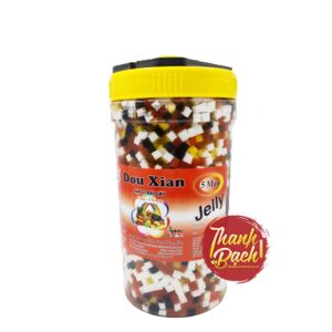 Thạch Rau Câu Jelly 5 Màu Dou Xian Hàng Huy Hủ 2.5kg
