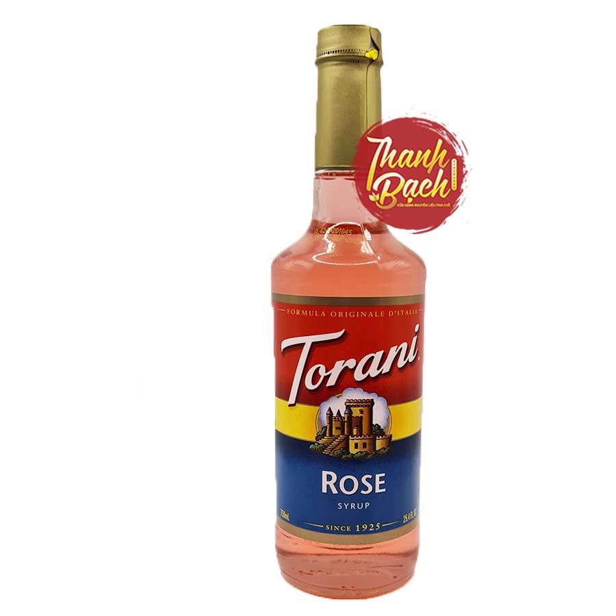 Syrup Torani Hoa Hồng Chai 750ml Syrup Torani Hoa Hồng Chai 750ml