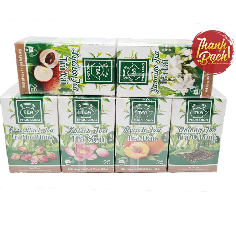 Trà Đào Túi Lọc Phúc Long Hộp 50g Trà Đào Túi Lọc Phúc Long Hộp 50g