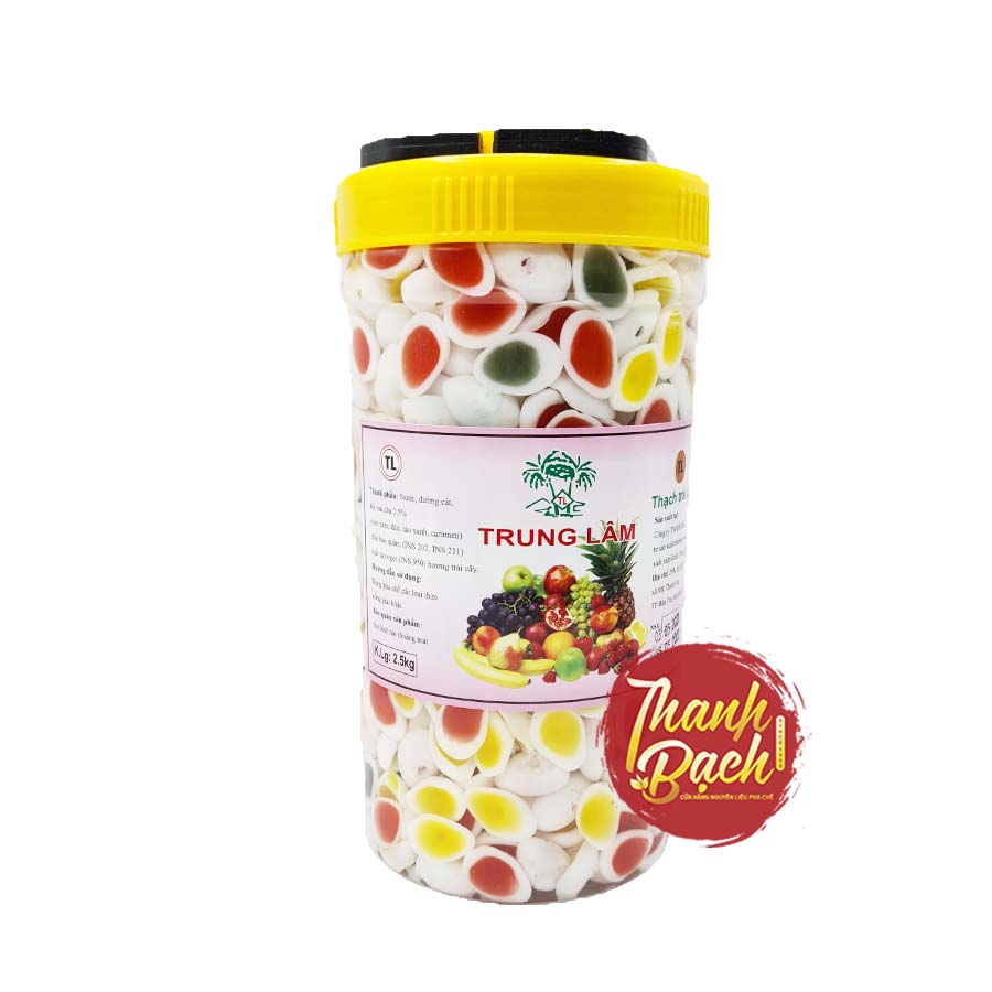 Thạch Trứng Cút Đủ Màu Trung Lâm Hủ 2.5kg Thạch Trứng Cút Đủ Màu Trung Lâm Hủ 2.5kg