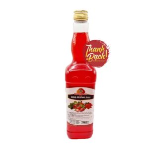 Syrup Trung Lâm Dâu Chai 1 Lít