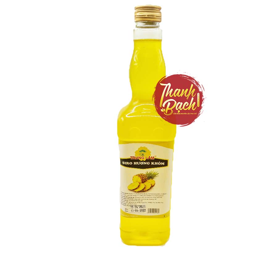 Syrup Trung Lâm Khóm Chai 1 Lít Syrup Trung Lâm Khóm Chai 1 Lít
