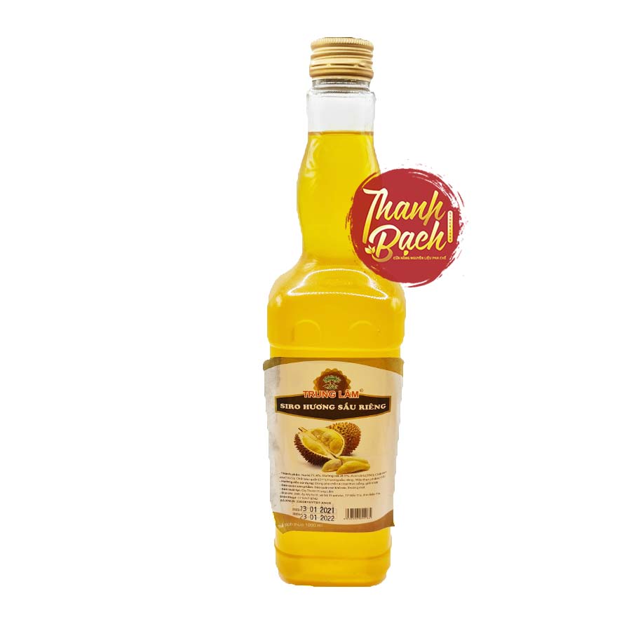 Syrup Trung Lâm Sầu riêng Chai 1 Lít Syrup Trung Lâm Sầu riêng Chai 1 Lít