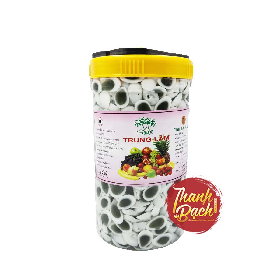 Thạch Trứng Cút Hương Sô Cô La Trung Lâm Hủ 2.5kg Thạch Trứng Cút Hương Sô Cô La Trung Lâm Hủ 2.5kg