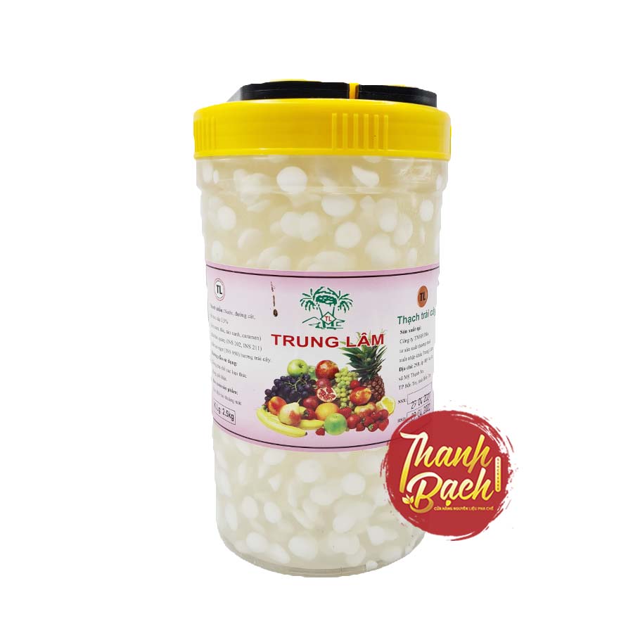Thạch Trứng Trung Lâm Hương Vải Hủ 2.5kg Thạch Trứng Trung Lâm Hương Vải Hủ 2.5kg