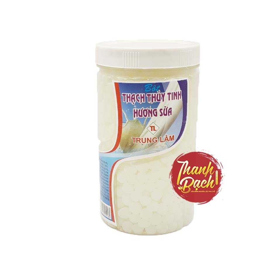 Thạch Thủy Tinh Trung Lâm Hương Sữa Hủ 1kg Thạch Thủy Tinh Trung Lâm Hương Sữa Hủ 1kg