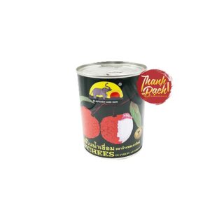 Vải Thiều Ngâm Thái Lan Con Voi Lon 565g
