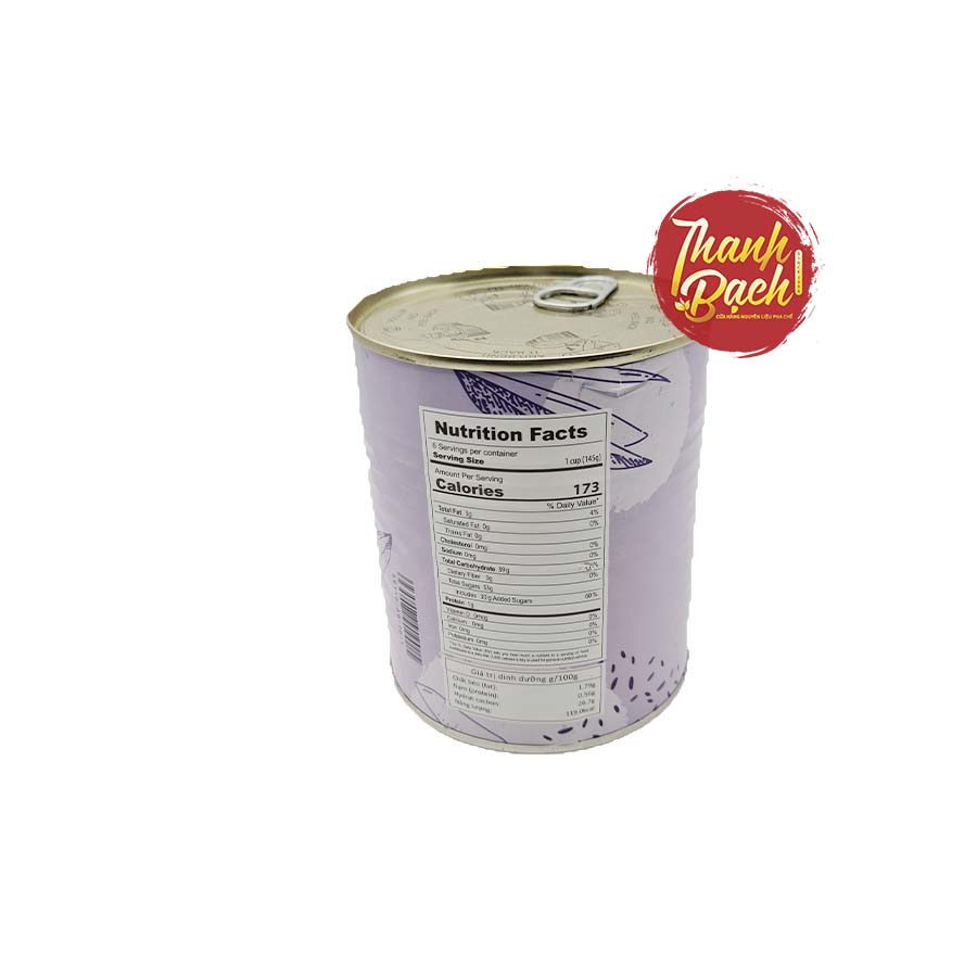 Chè Nếp Cẩm Wonderful Lon 870g Chè Nếp Cẩm Wonderful Lon 870g