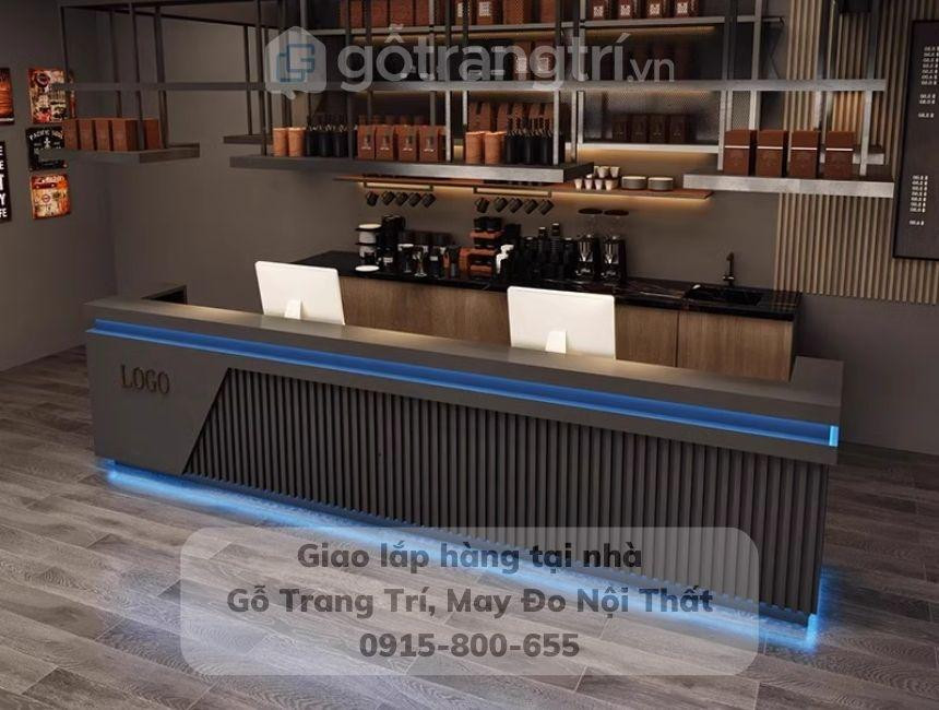 bàn quầy làm nên SET quán trà sữa chuyên nghiệp