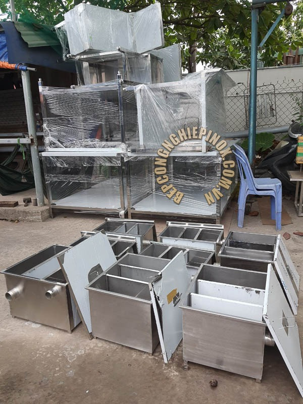 Bể tách mỡ inox quán trà sữa giúp tiết kiệm chi phí bảo trì