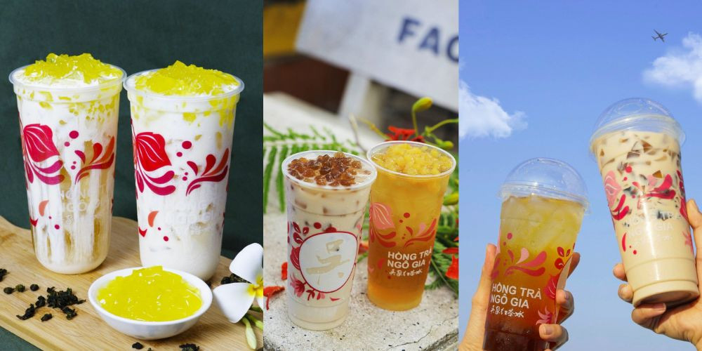 Bộ sưu tập các món trà sữa hấp dẫn tại Hồng Trà Ngô Gia