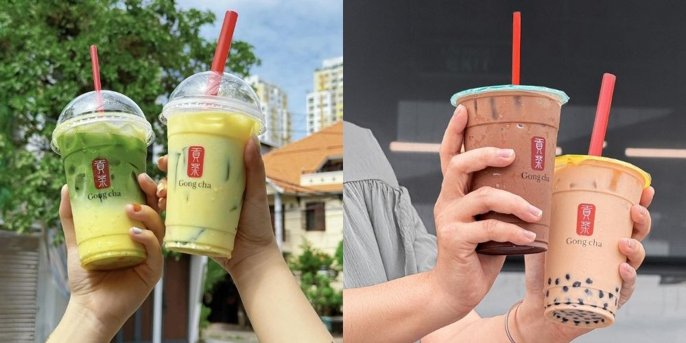 Bộ sưu tập đa dạng các vị trà sữa tại Gong Cha, thương hiệu trà sữa cao cấp