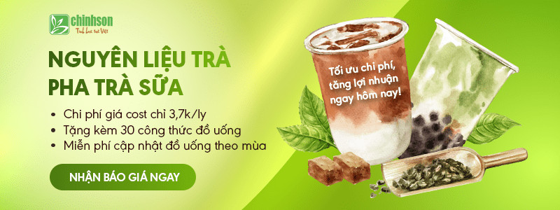 Bộ sưu tập nguyên liệu pha chế trà sữa chất lượng cao cho các loại đồ uống