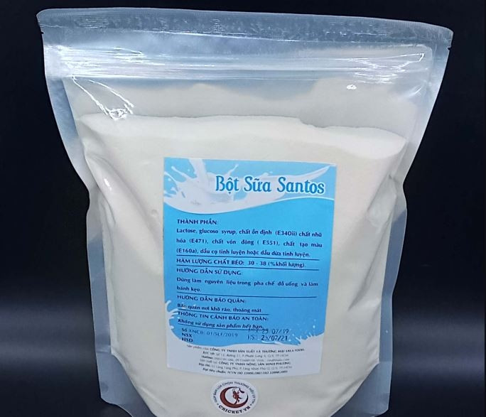 Bột kem béo pha trà sữa Santos chất lượng từ Indonesia