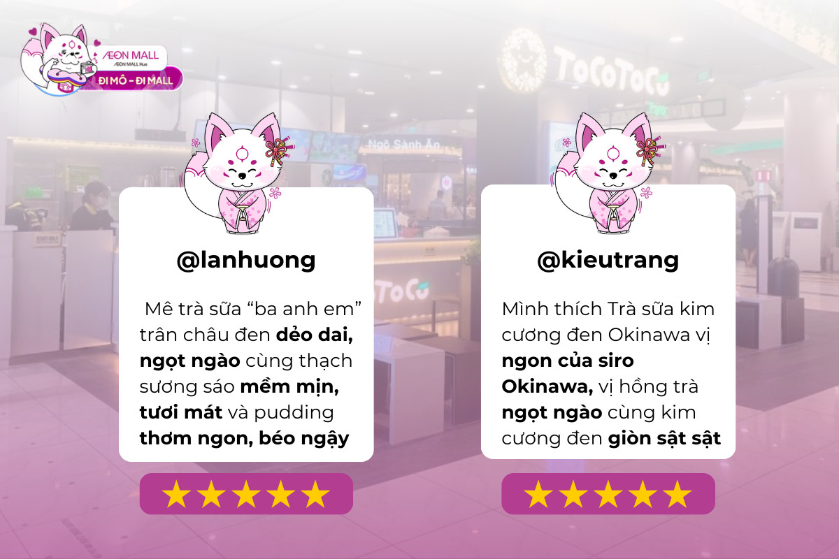 Các loại topping của trà sữa Tocotoco gây thương nhớ cho khách hàng