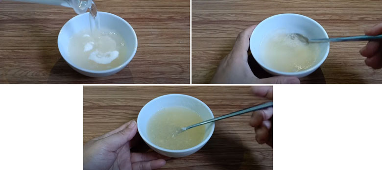 Hướng dẫn ngâm bột gelatin đúng cách khi làm khúc bạch trà sữa