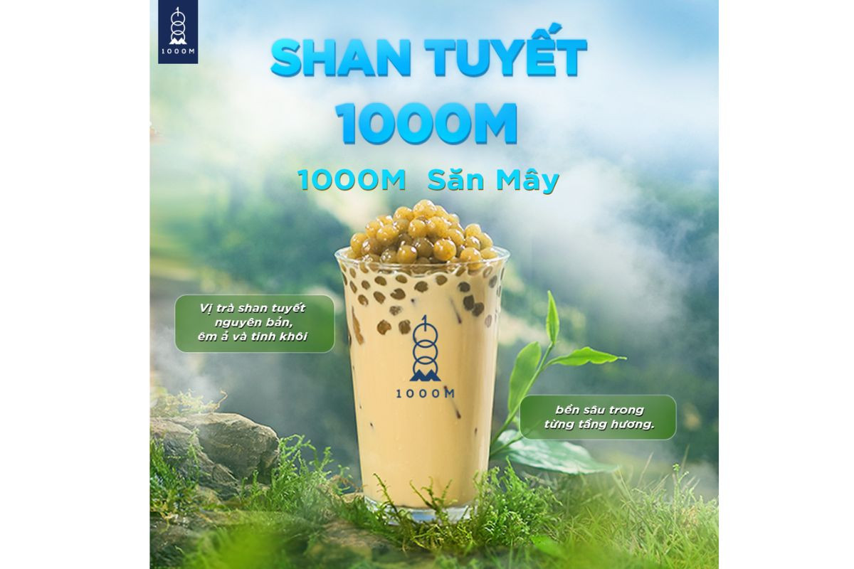 Lá trà xanh Shan Tuyết thượng hạng cho món trà sữa