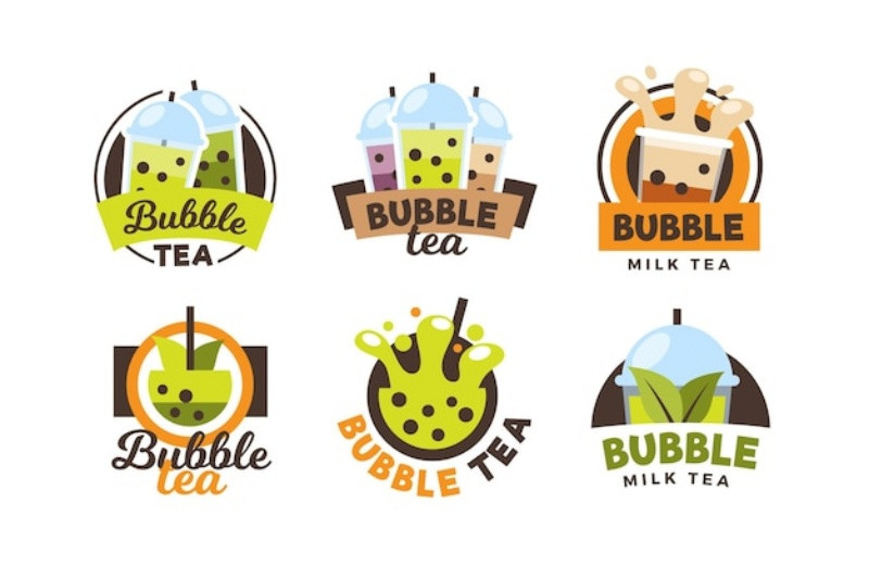 Logo quán trà sữa mang dấu ấn thương hiệu riêng biệt, dễ dàng nhận diện.
