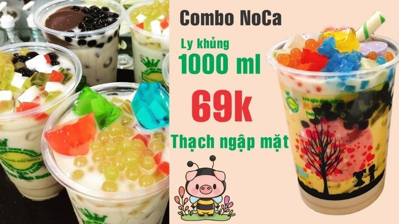 Ly trà sữa dinh dưỡng Milk Tea Land