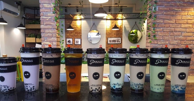 Ly trà sữa Pozaa Tea thơm ngon, chuẩn vị Đài Loan