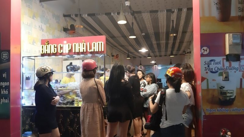 Ly trà sữa trân châu HanFlan Gò Vấp