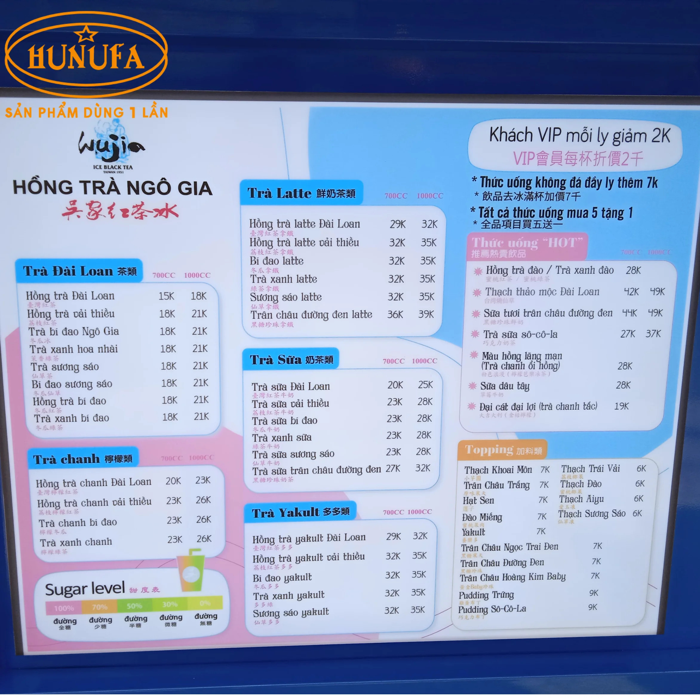 Menu trà sữa Ngô Gia qua các giai đoạn phát triển