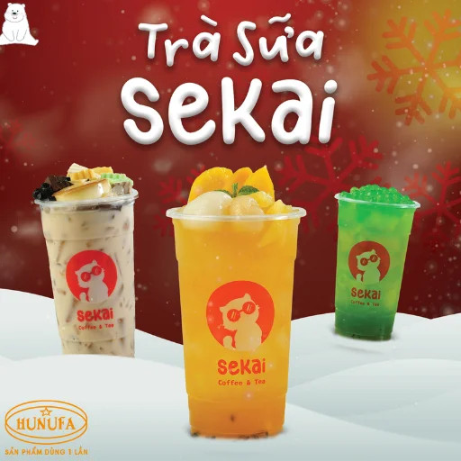 Menu trà sữa Sekai - Hương vị trà sữa thơm ngon đỉnh cao