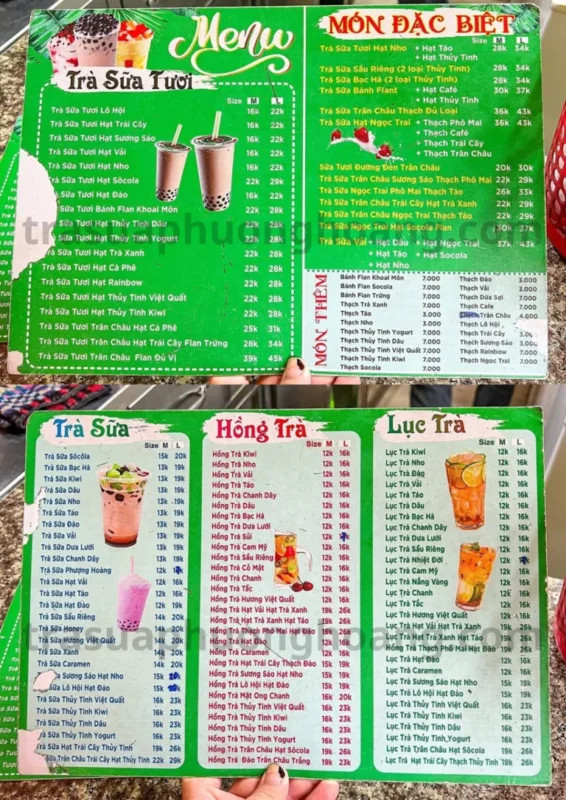 Nguyên liệu pha chế trà sữa Phượng Hoàng tươi ngon