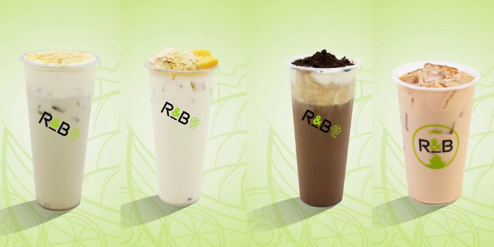 Nguyên liệu trà và sữa của R&amp;B Tea được nhập khẩu từ các vùng nổi tiếng, làm nên giá trị cao cấp của trà sữa