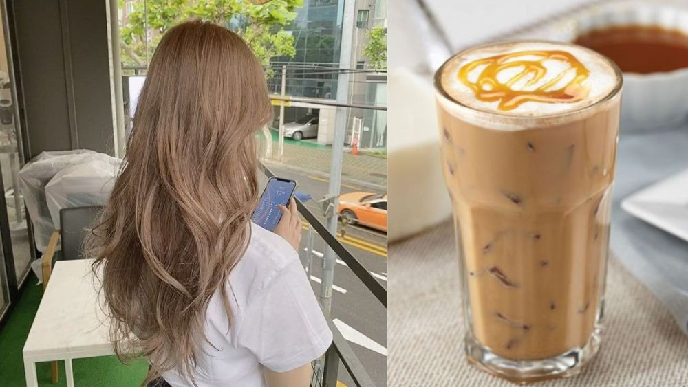 Nhuộm màu nâu trà sữa caramel khá bền màu