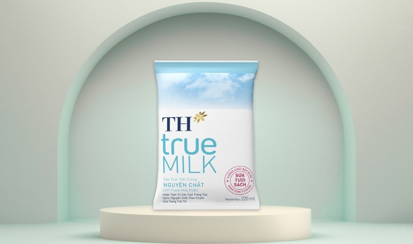 Pha chế trà sữa olong bằng sữa tươi TH true MILK không đường tại nhà