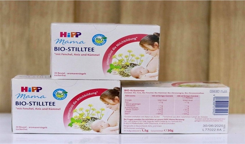 Pha trà lợi sữa Hipp đúng cách giúp mẹ bỉm tối ưu hiệu quả sử dụng