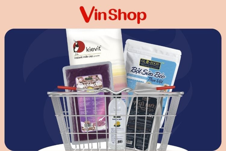 Sản phẩm trà, bột sữa, trân châu tại GLOFOOD - Nguồn nguyên liệu trà sữa sỉ TP.HCM