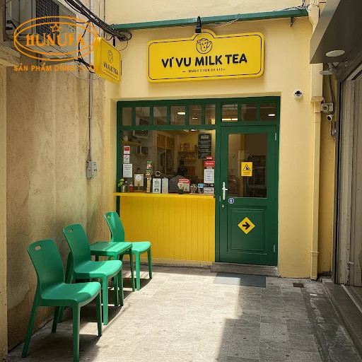 Tên quán trà sữa theo cặp vần tạo sự vui tươi, dễ chịu