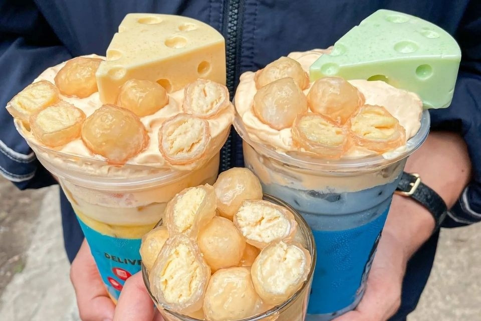 Thạch phô mai béo ngậy, topping lý tưởng cho tín đồ phô mai