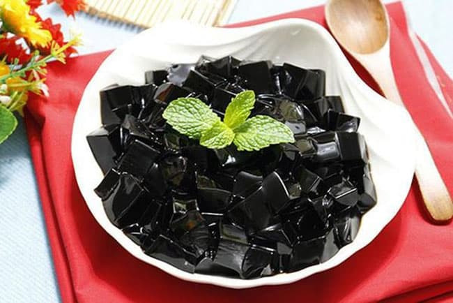 Thạch sương sáo truyền thống cho trà sữa