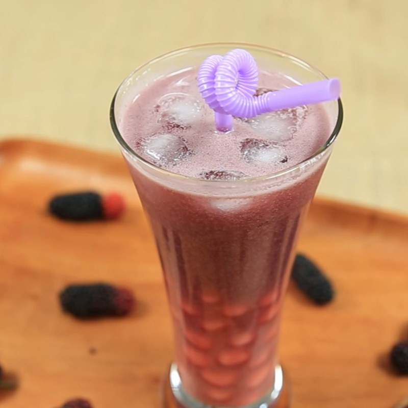Thành phẩm trà sữa dâu tằm độc đáo