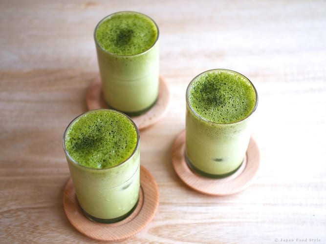 Thành phẩm trà sữa matcha thơm vị trà, béo vị sữa