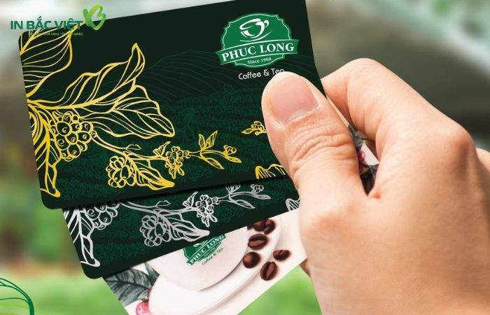 thẻ tích điểm trà sữa nhựa PVC